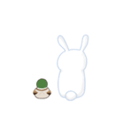 うさぎクンとカモさん（個別スタンプ：28）
