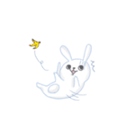 うさぎクンとカモさん（個別スタンプ：33）