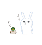 うさぎクンとカモさん（個別スタンプ：36）