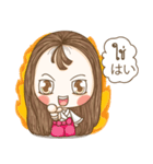 HanaJung cute girl（個別スタンプ：11）