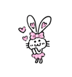 Pompon rabbit（個別スタンプ：3）