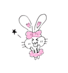 Pompon rabbit（個別スタンプ：6）