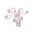 Pompon rabbit（個別スタンプ：9）