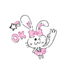 Pompon rabbit（個別スタンプ：10）