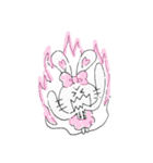 Pompon rabbit（個別スタンプ：11）