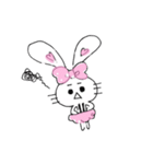 Pompon rabbit（個別スタンプ：12）
