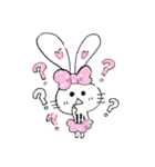 Pompon rabbit（個別スタンプ：13）