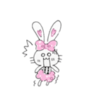 Pompon rabbit（個別スタンプ：14）