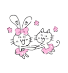 Pompon rabbit（個別スタンプ：18）