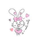 Pompon rabbit（個別スタンプ：20）