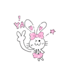 Pompon rabbit（個別スタンプ：22）