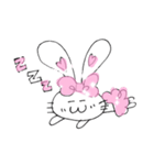 Pompon rabbit（個別スタンプ：24）