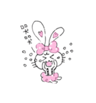 Pompon rabbit（個別スタンプ：25）