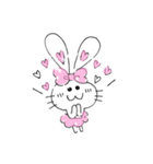 Pompon rabbit（個別スタンプ：26）