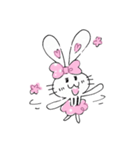 Pompon rabbit（個別スタンプ：28）