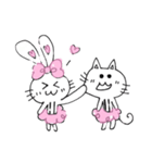Pompon rabbit（個別スタンプ：40）