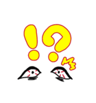 たれ目スタンプ（個別スタンプ：21）