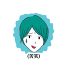 女子と男子（個別スタンプ：7）