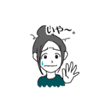 女子と男子（個別スタンプ：18）