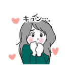 女子と男子（個別スタンプ：20）