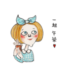 Lovely woman (Ms. Song)（個別スタンプ：3）