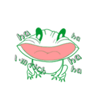 Froggy's happy holiday(English)（個別スタンプ：36）