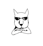 gangsta dogs with sunglasses（個別スタンプ：4）