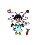 The lovely white rabbit（個別スタンプ：2）