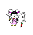 The lovely white rabbit（個別スタンプ：29）