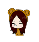 Girls with the Panda（個別スタンプ：4）