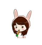 Girls with the Panda（個別スタンプ：5）