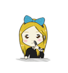 Girls with the Panda（個別スタンプ：7）