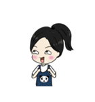 Girls with the Panda（個別スタンプ：10）