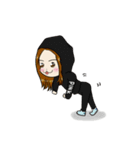 Girls with the Panda（個別スタンプ：12）