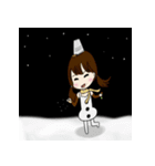 Girls with the Panda（個別スタンプ：36）