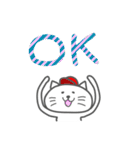 ねことにわとり（個別スタンプ：1）