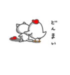 ねことにわとり（個別スタンプ：18）