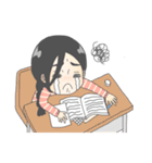 足がちにつかない女の子，ましろ。（個別スタンプ：4）