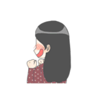 足がちにつかない女の子，ましろ。（個別スタンプ：8）