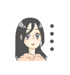 足がちにつかない女の子，ましろ。（個別スタンプ：12）