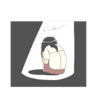 足がちにつかない女の子，ましろ。（個別スタンプ：13）