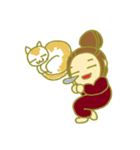ねことあたし（個別スタンプ：35）