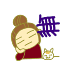 ねことあたし（個別スタンプ：40）