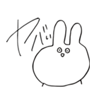 たかたかうさぎ（個別スタンプ：21）