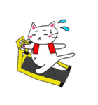 白猫のハク 4（個別スタンプ：34）