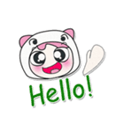 Hi！ My name is Saki..^_^（個別スタンプ：1）