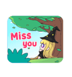 Tuckky Little Witch（個別スタンプ：24）