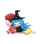 Tuckky Little Witch（個別スタンプ：34）