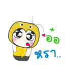 Hello my name is Yoshi...^^（個別スタンプ：9）