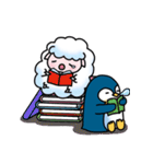 Sheep and Penguin's love diary（個別スタンプ：36）